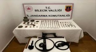 Bilecik'te tarihi eser operasyonunda bir kişi yakalandı