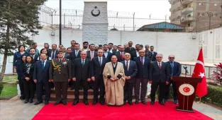 Kahire'de 18 Mart Şehitleri Anma Günü ve Çanakkale Deniz Zaferi dolayısıyla tören düzenlendi