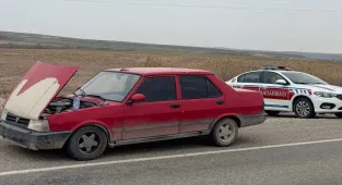 Kırşehir'de motor ve şasi numarası değiştirilmiş otomobil yakaladı