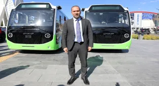 Niğde'de alınan 3 elektrikli otobüs ücretsiz hizmete başladı