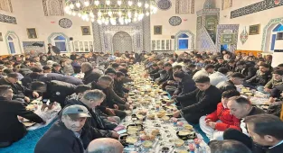 Ulaş'ta iftarda birlik sofrası kuruldu 