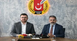 AK Parti İl Başkanı Okandan, Kayseri Gazeteciler Cemiyeti'ni ziyaret etti