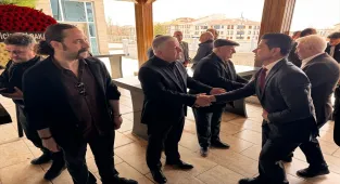 Aksaray Valisi Duru'nun vefat eden kayınvalidesi için cenaze töreni düzenlendi