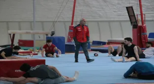 Artistik Cimnastik Erkek Milli Takımı, Bolu'da kampa girdi