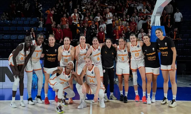 Galatasaray Çağdaş Faktoring oyuncularını Avrupa Ligi 6'lı Final heyecanı sardı
