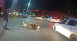 GÜNCELLEME - Manisa'da iki motosikletin çarpıştığı kazada izinli polis memuru hayatını kaybetti