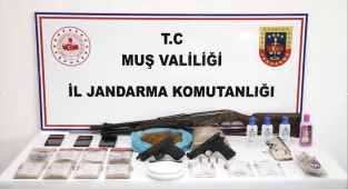 Muş'ta uyuşturucu operasyonunda yakalanan 2 şüpheli tutuklandı
