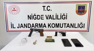 Niğde'de ruhsatsız silah operasyonunda 1 zanlı yakalandı
