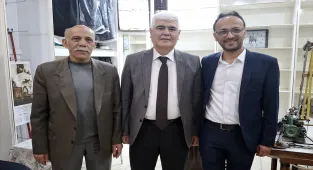 Türkiye Terziler Konfeksiyoncular ve Giyim Sanatkarları Federasyonu Başkanı Şen'den ziyaret 