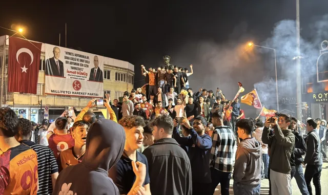 Gaziantep ve çevre illerde Galatasaray'ın şampiyonluğu kutlanıyor