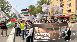 İsrail'in Küresel Sumud Filosu'na saldırısı İsveç'te protesto edildi