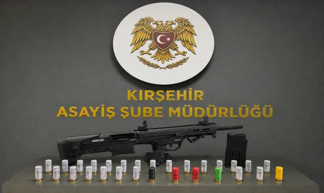 Kırşehir'de 2 ruhsatsız av tüfeği ele geçirildi