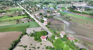 Tokat'ın Erbaa ilçesinde taşkın riski nedeniyle 70 ev boşaltıldı