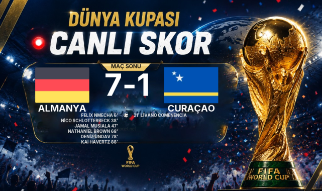 2026 Dünya Kupası | Almanya - Curaçao Maç Sonucu: 7-1