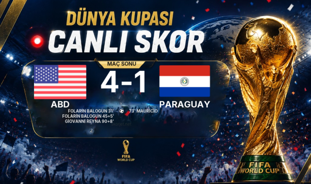 CANLI GOL | ABD 4-1 Paraguay — Mauricio (73. Dakika)