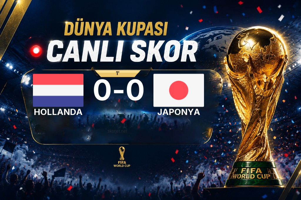 CANLI | Hollanda - Japonya maçı başladı