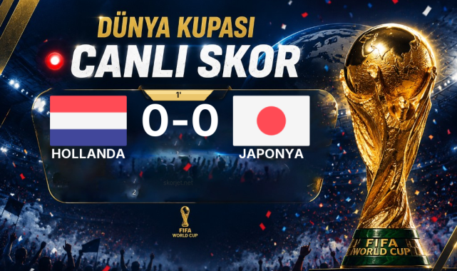 CANLI | Hollanda - Japonya maçı başladı