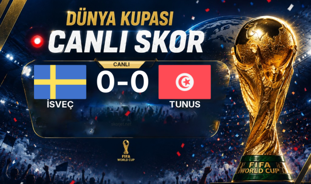 CANLI | İsveç - Tunus maçı başladı