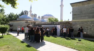 Edirne'de lise öğrencileri Osmanlı tıbbiyesinde ders işledi