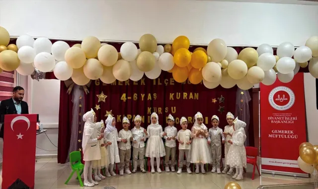 Gemerek'te 4-6 yaş Kur'an kursunun kapanış programı düzenlendi