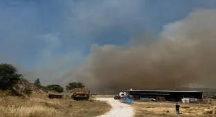GÜNCELLEME - Çanakkale'de bozuk orman alanında çıkan yangın söndürüldü