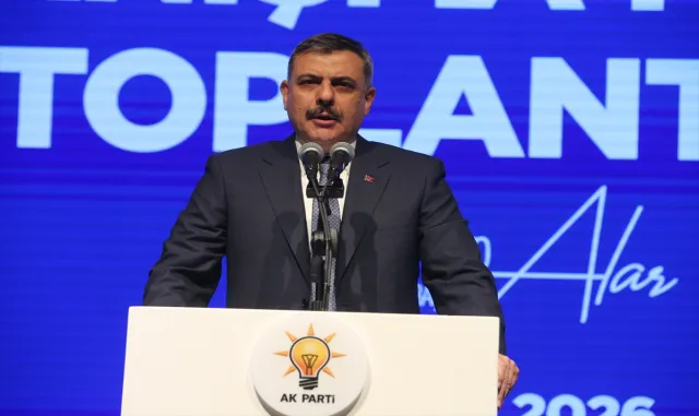 İçişleri Bakanı Çiftçi, AK Parti Çorum İl Başkanlığı Danışma Toplantısı'nda konuştu: