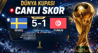 İsveç - Tunus Mücadelesi Sona Erdi — Skor: 5-1
