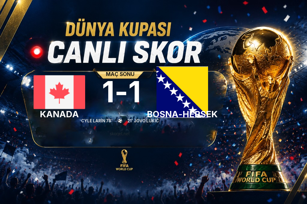 Kanada - Bosna-Hersek Mücadelesi Sona Erdi — Skor: 1-1