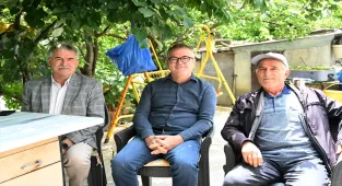 Seydişehir'de şehit babaları ziyardet edildi