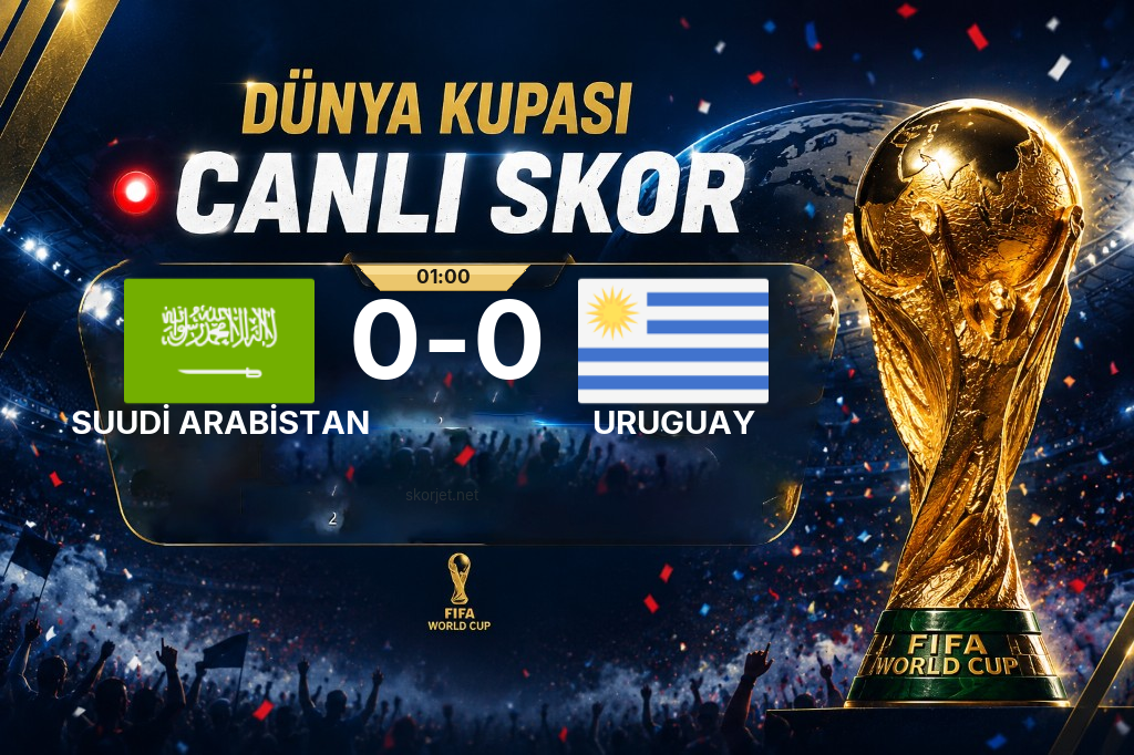 Suudi Arabistan - Uruguay Maçı Öncesi Kadrolar ve Maç Bilgileri