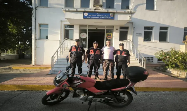 JASAT, Edirne'de çalınan motosikleti aynı gün buldu, şüpheli tutuklandı