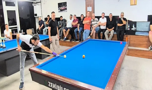 Kırıkkale’de 15 Temmuz Şehitleri 3 Bant Bilardo Turnuvası düzenlendi