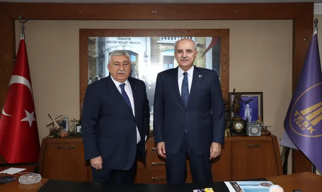 TBMM Başkanı Kurtulmuş, TESK'i ziyaret etti