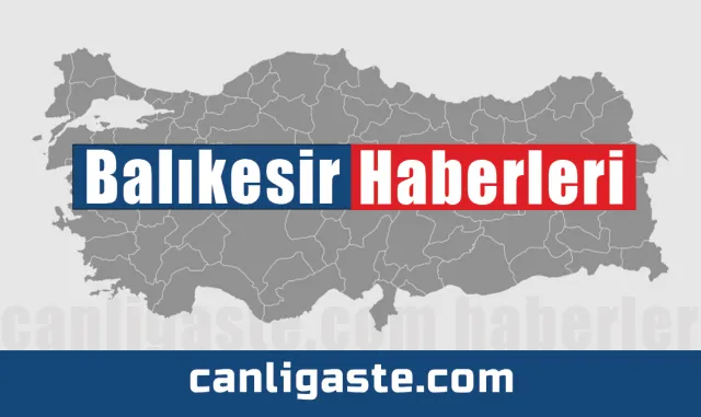 Balıkesir'de arazide çıkan yangına müdahale ediliyor