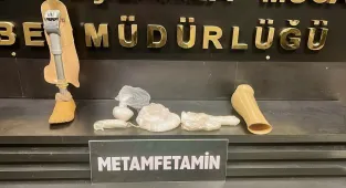 Bursa'da protez bacağına uyuşturucu gizleyen şüpheli tutuklandı (GÜNCELLEME)