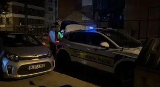 Eskişehir’de alkollü sürücü polis ekiplerince yakalandı