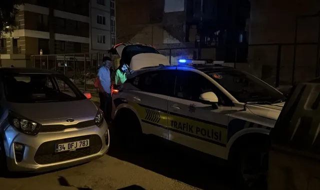 Eskişehir’de alkollü sürücü polis ekiplerince yakalandı