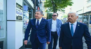 Eskişehir Valisi Erdinç Yılmaz'dan esnaf ziyareti 