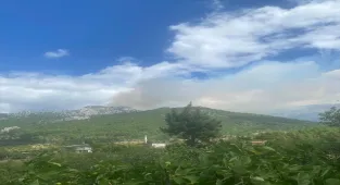 GÜNCELLEME 2 - Antalya'da çıkan orman yangınına müdahale ediliyor