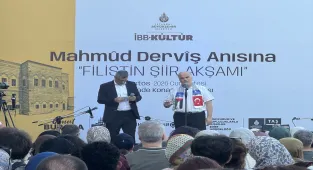 İstanbul'da Mahmud Derviş anısına Filistin şiir akşamı düzenlendi