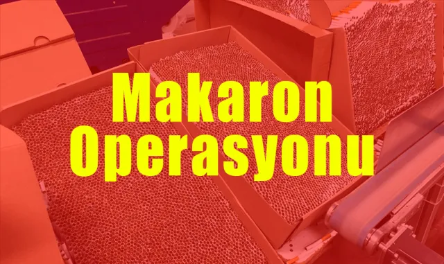 Kayseri'de 13 bin makaron ele geçirildi 