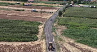 Kırıkkale’de yol çalışmaları sürüyor