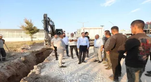 Niğde Belediye Başkanı Özdemir, çalışmaları yerinde inceledi