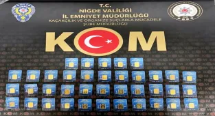 Niğde'de sahte altın operasyonunda 1 zanlı yakalandı