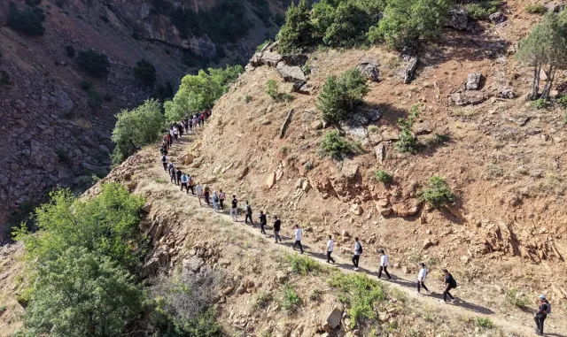 Tunceli'de MamekiFest kapsamında Rabat Vadisi'ne gezi düzenlendi