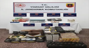 Yozgat'ta 34 bin makaron ele geçirildi