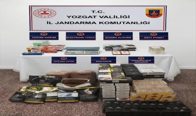 Yozgat'ta 34 bin makaron ele geçirildi
