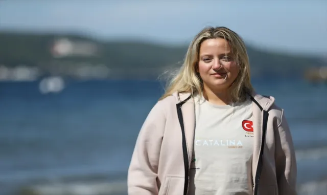 Catalina Kanalı'nı geçen Ece Demir'in yeni hedefi Manş Denizi