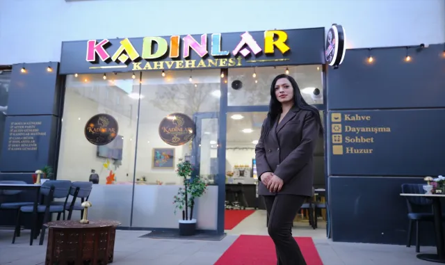 Devlet desteğiyle Bingöl'ün ilk kadın kahvehanesini kurdu