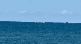 Gürcistan'dan kalkan iki kişilik özel uçak Rize açıklarında denize acil iniş yaptı